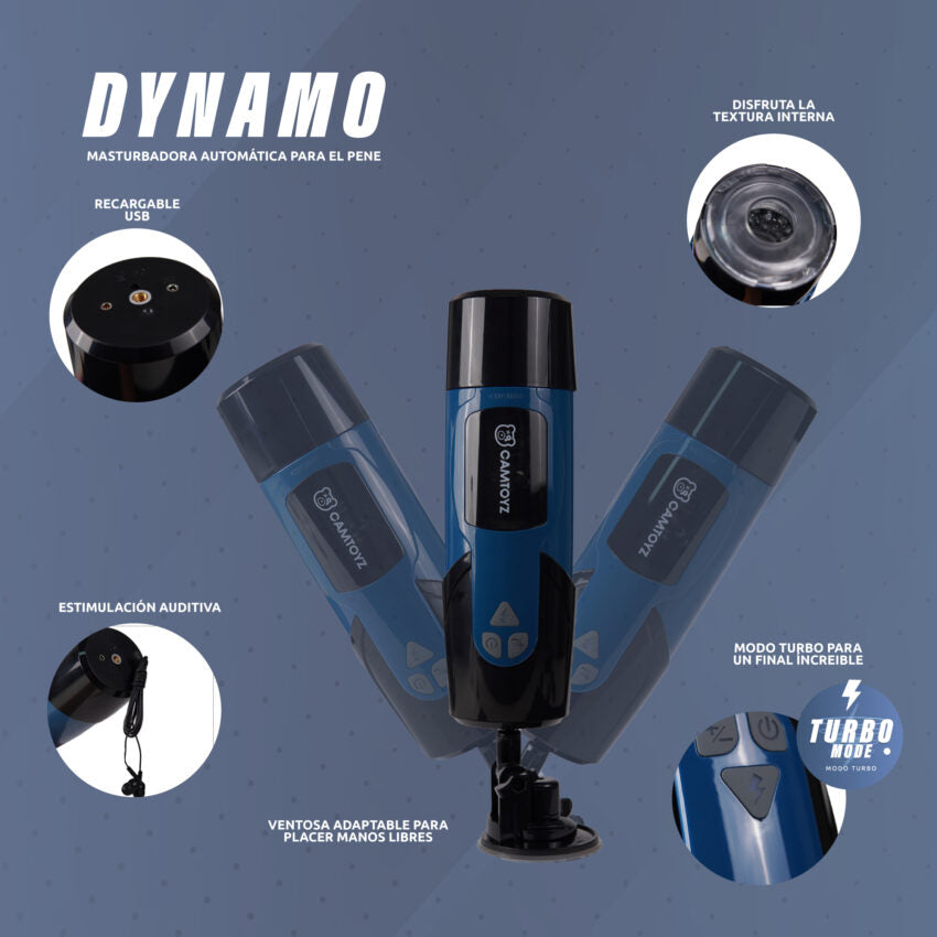Masturbador Masculino Dynamo Optimus Pro CamToyz