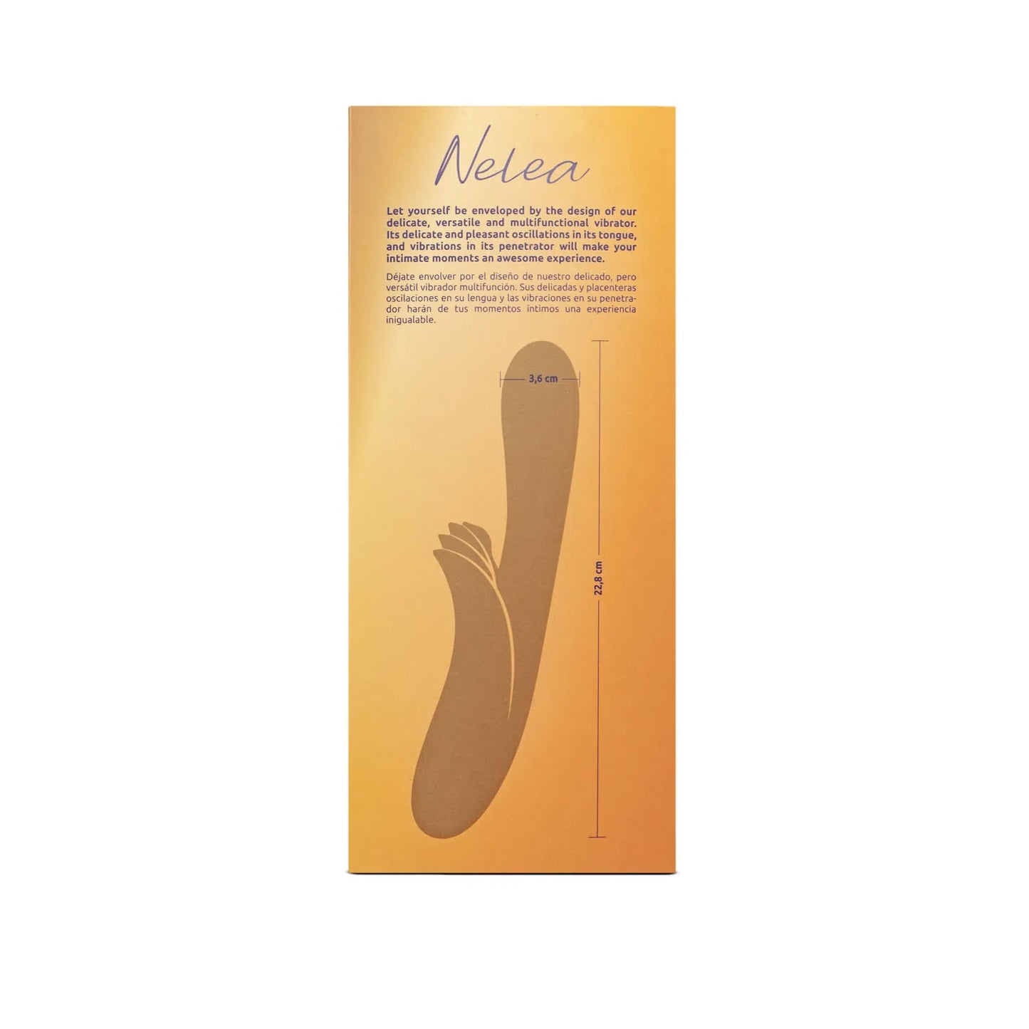 Vibrador Doble Nelea Lila CamToyz