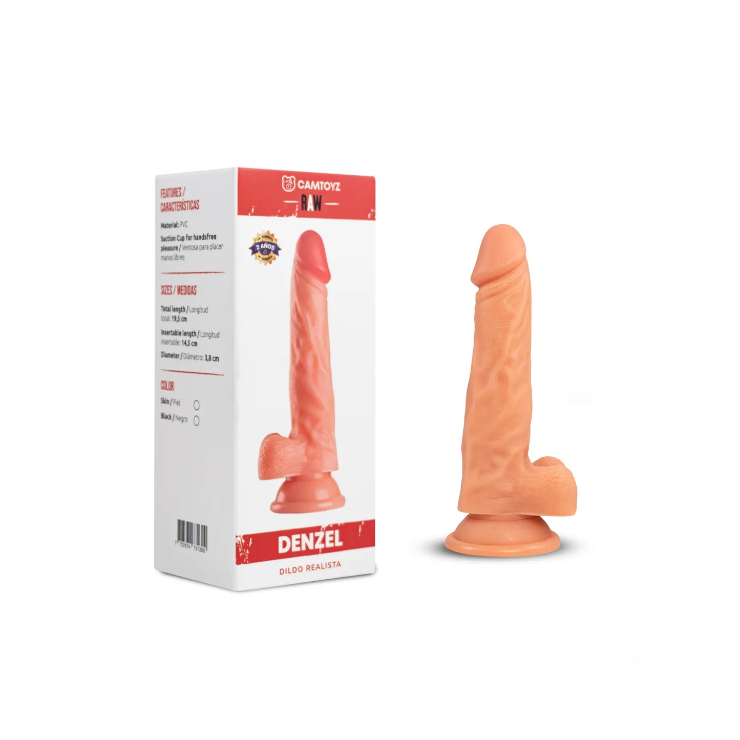 Raw Dildo Realista Denzel Piel CamToyz