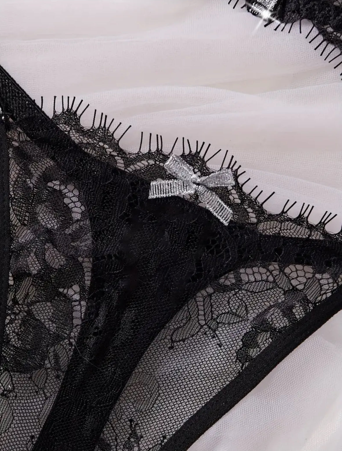 Conjunto Lencería Corset Negro (M)