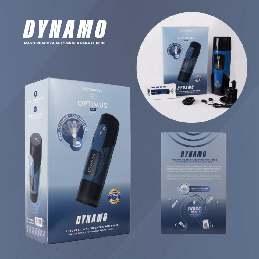 Masturbador Masculino Dynamo Optimus Pro CamToyz