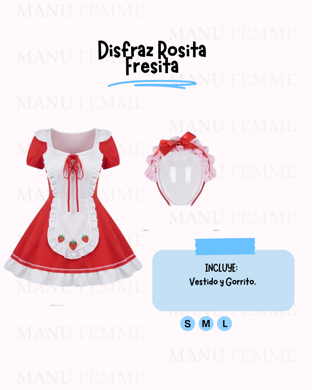 ✨Disfraz Rosita Fresita✨