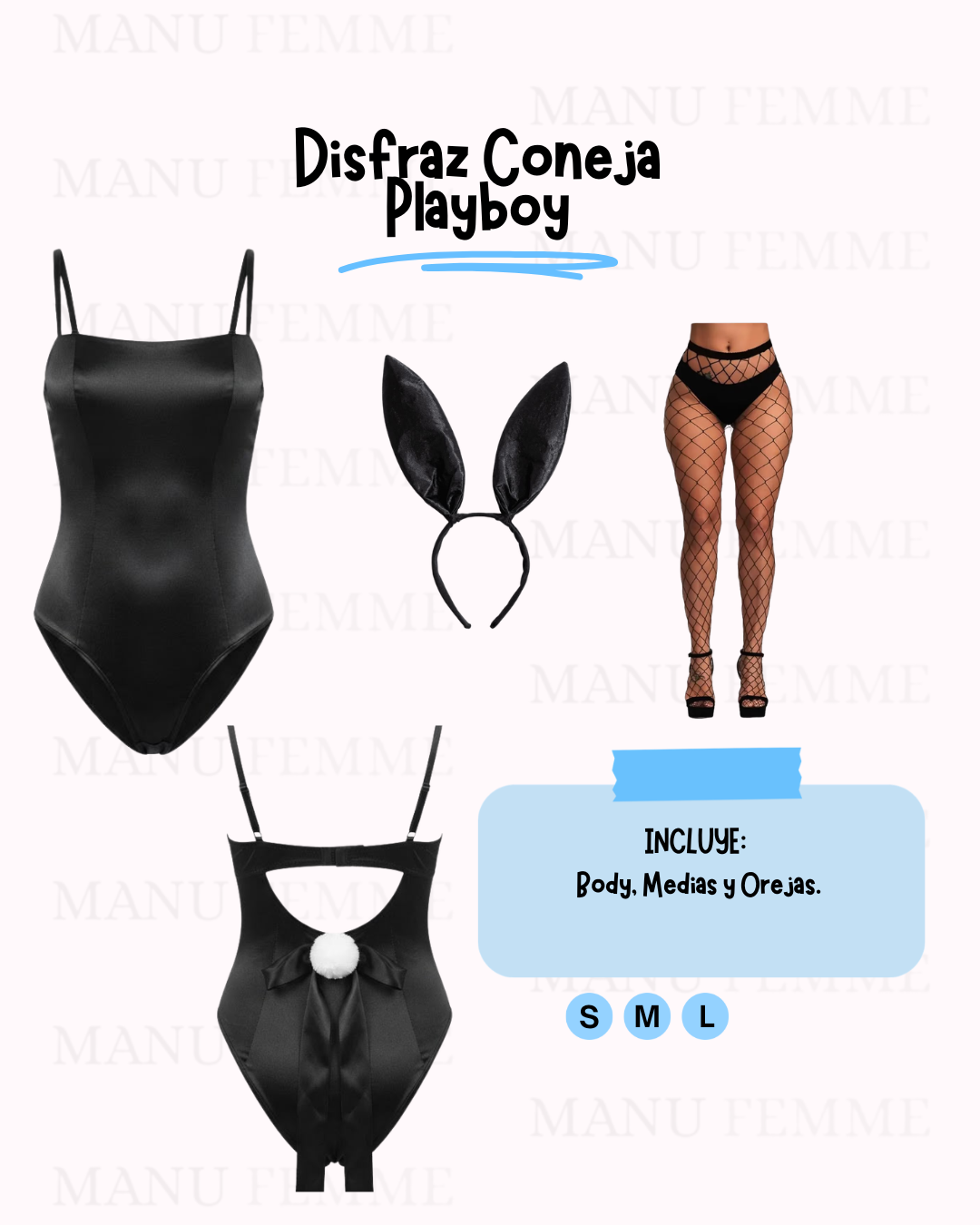 ✨Disfraz Coneja Playboy✨