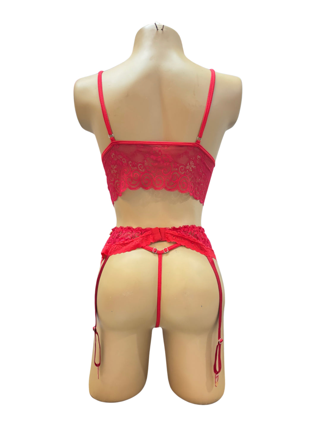 Conjunto Liguero Rojo Promo (con medias)