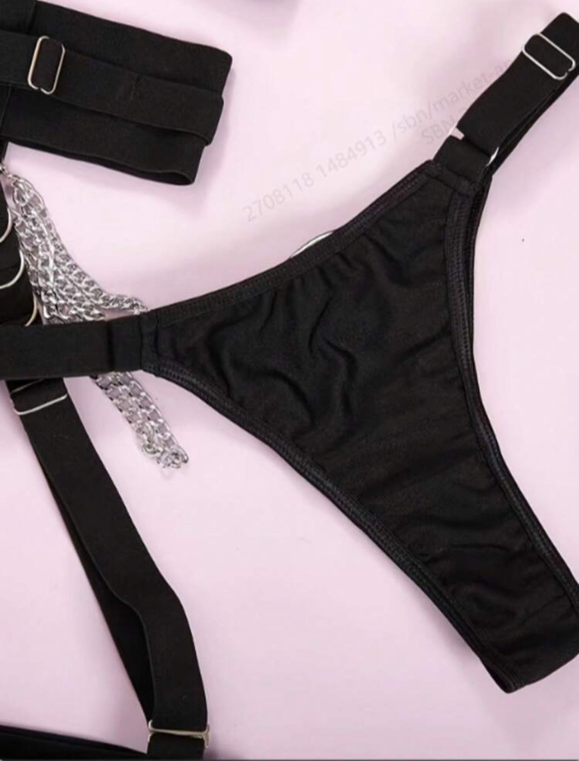 Conjunto Liguero Con Cadenas S-M