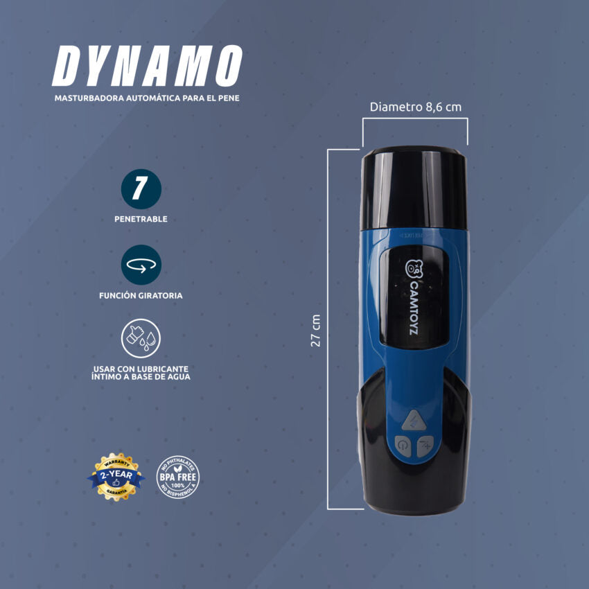 Masturbador Masculino Dynamo Optimus Pro CamToyz