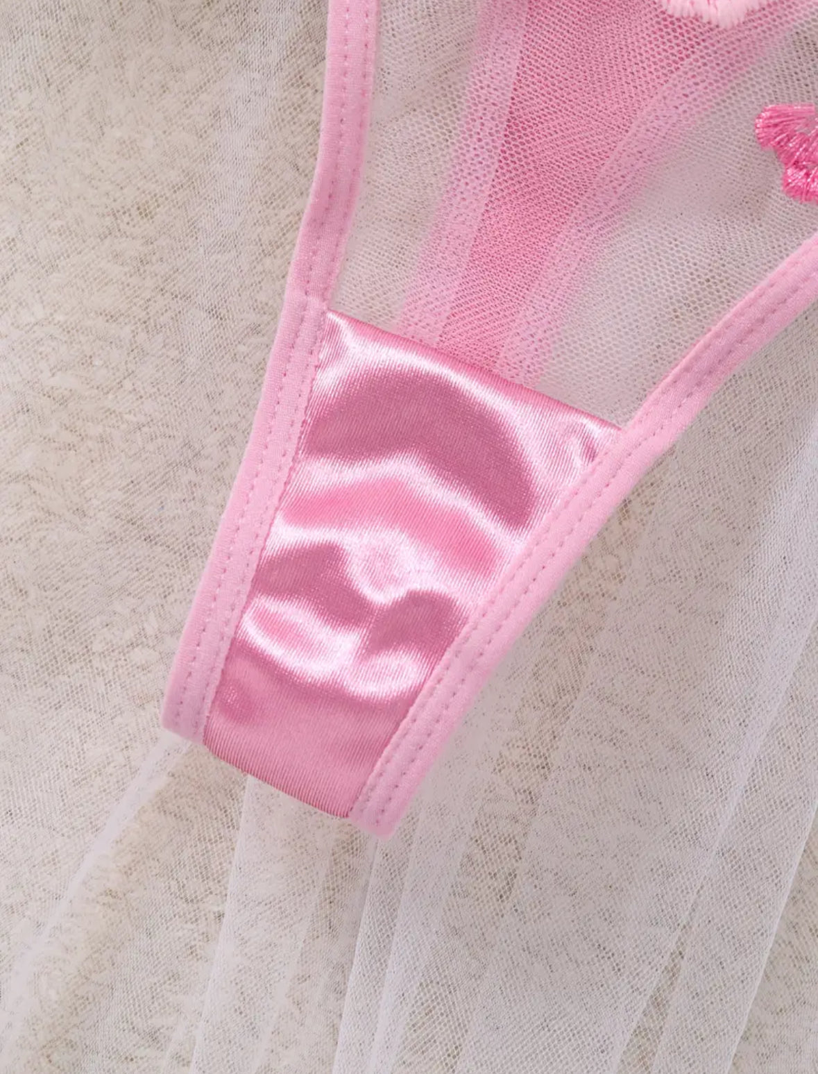 Conjunto Lencería Rosado (S)