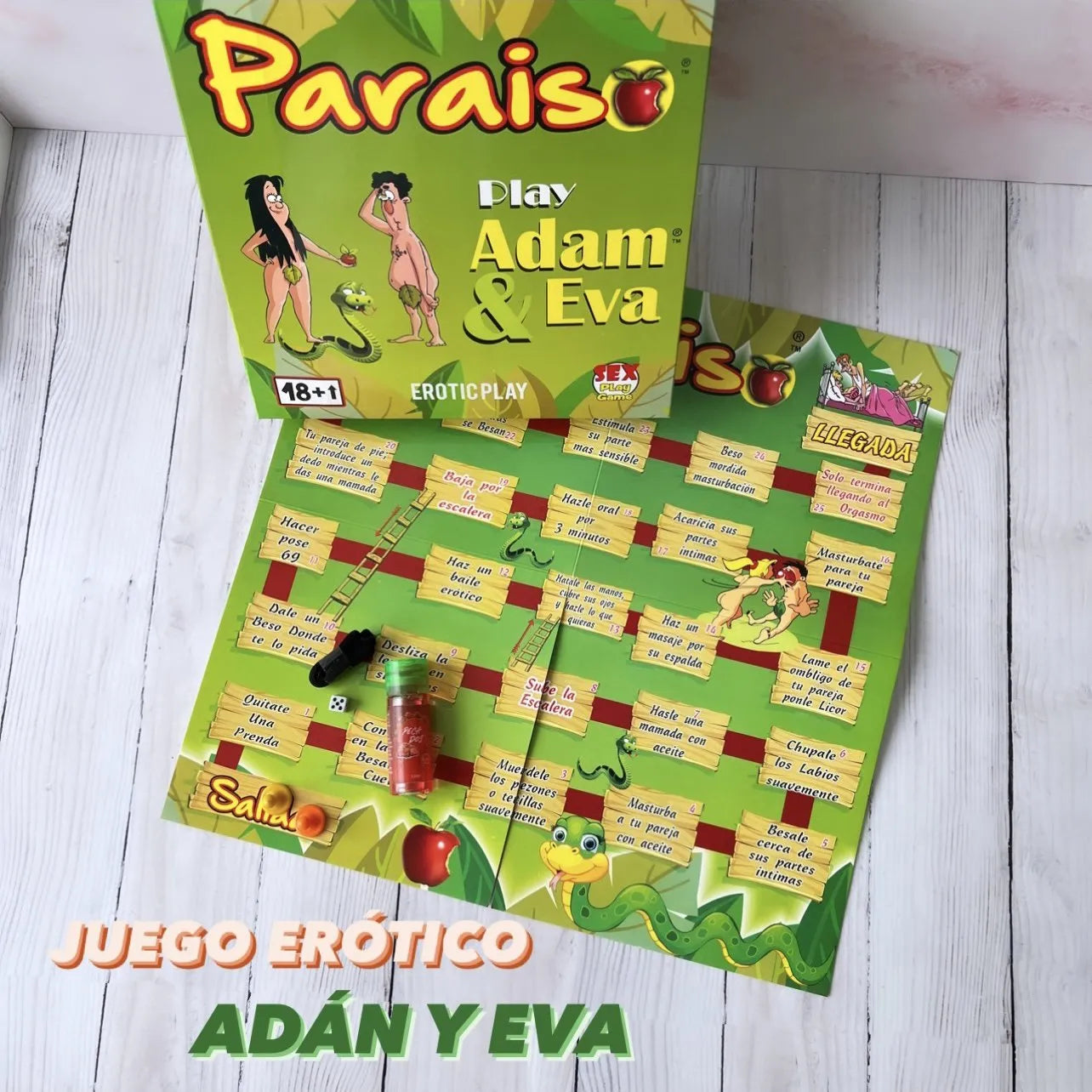 Juego Erotico Escalera Paraiso Adam y Eva