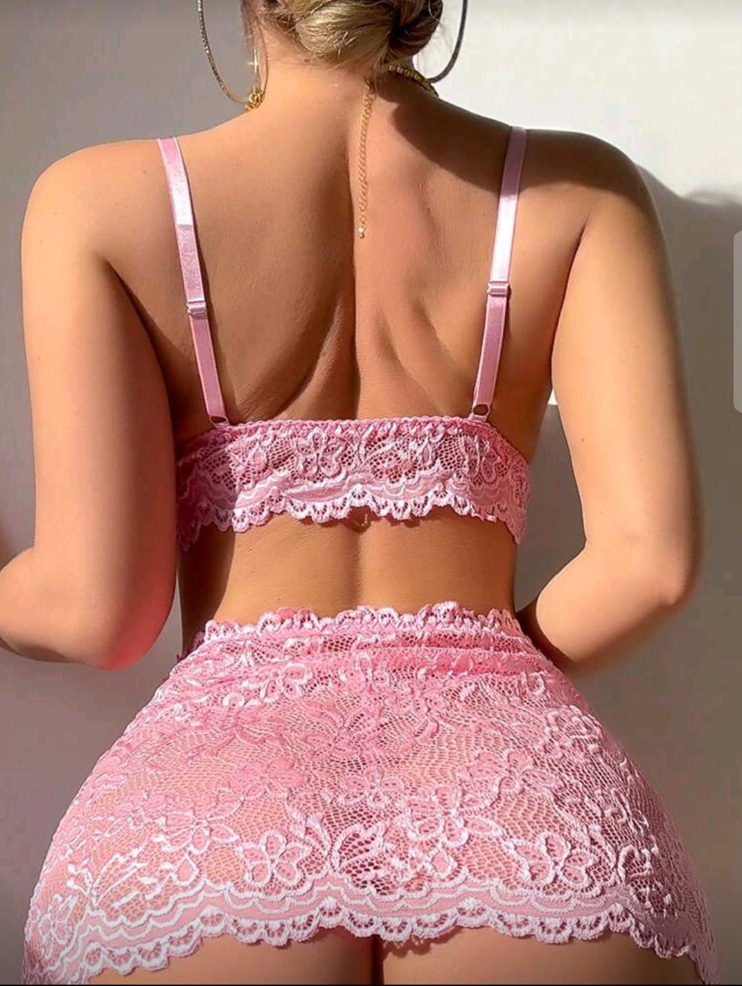 Conjunto rosa talla (S)