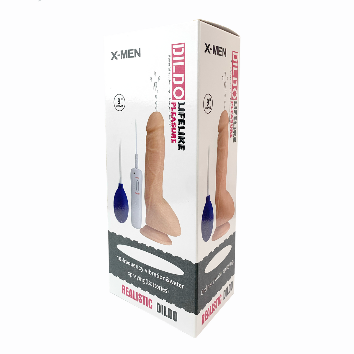VIBRADOR EYACULADOR XMEN 21CM