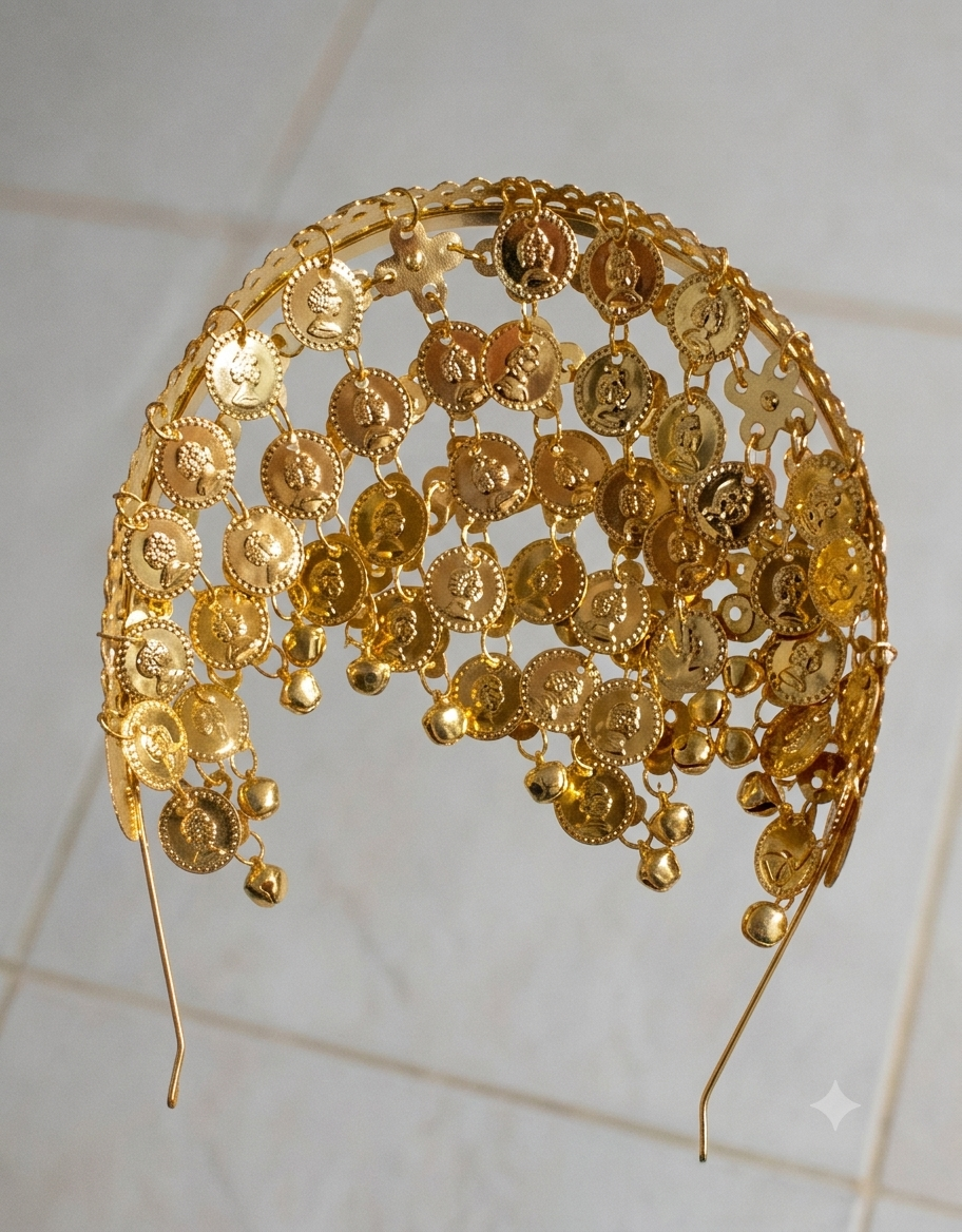 Diadema de monedas