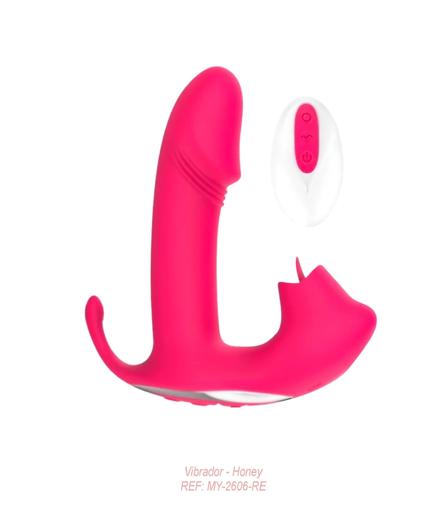 Vibrador honey disponible fucsia y negro