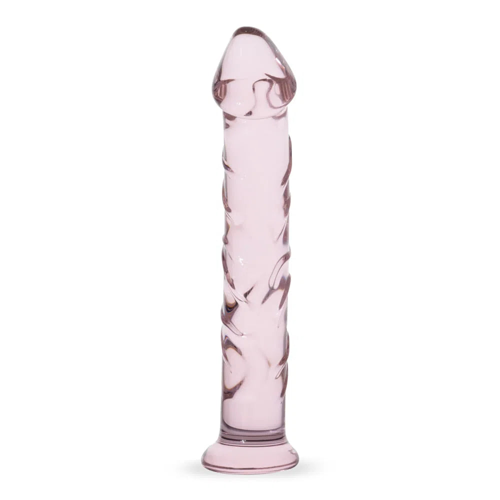 Dildo de Vidrio Kyle Rosado