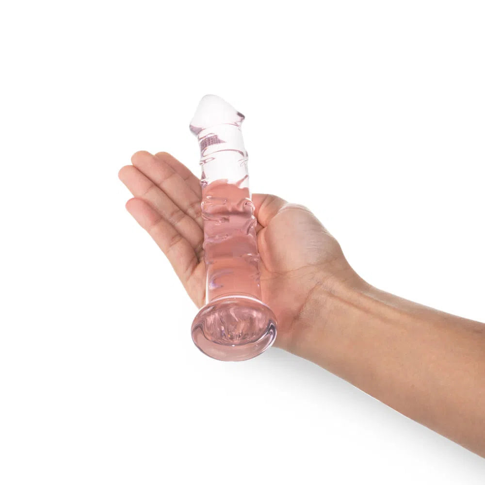 Dildo de Vidrio Kyle Rosado