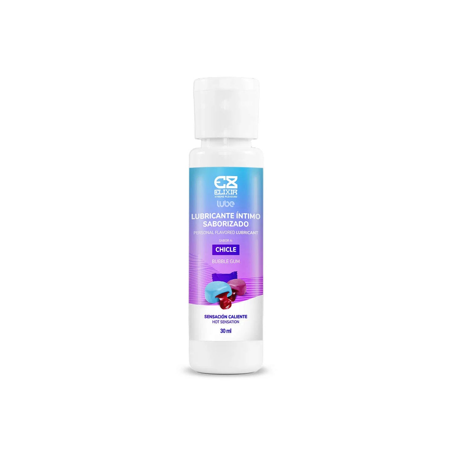Lubricante Caliente Saborizado Chicle Elixir 30 ml