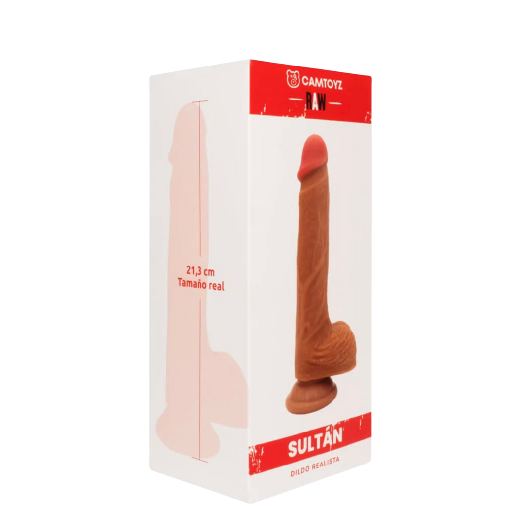 Dildo Realista Sultán 21,5 cm Piel CamToyz