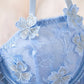 Conjunto Lencería Corset Celeste (M)