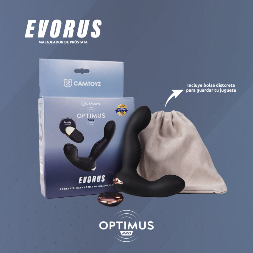 Estimulador de Prostata Evorus Optimus Pro CamToyz