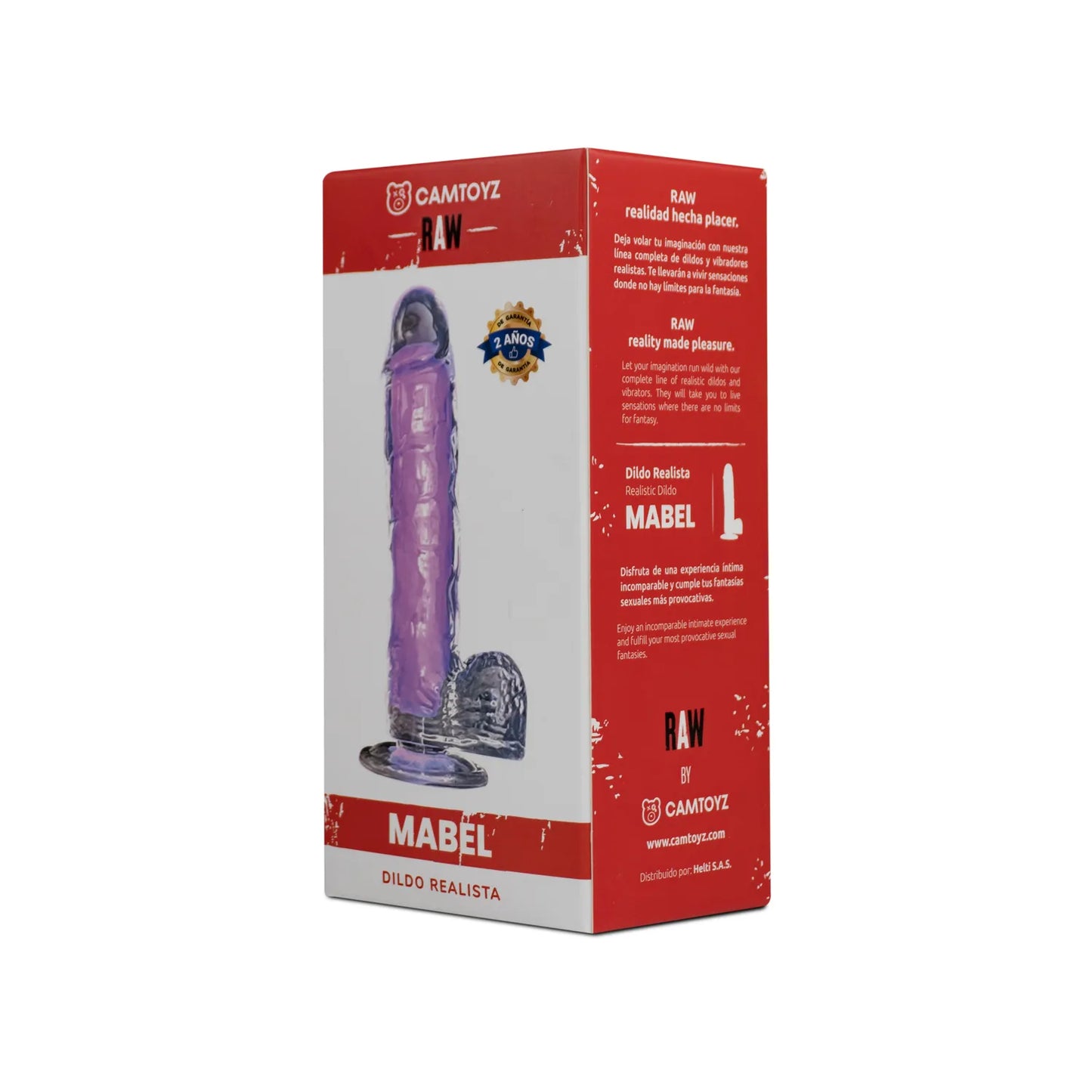 Raw Dildo Realista Mabel Rosado CamToyz
