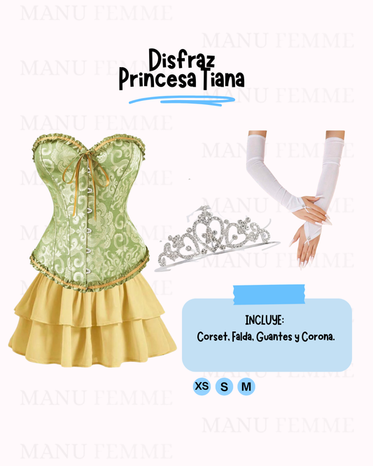 ✨Disfraz Princesa Tiana✨