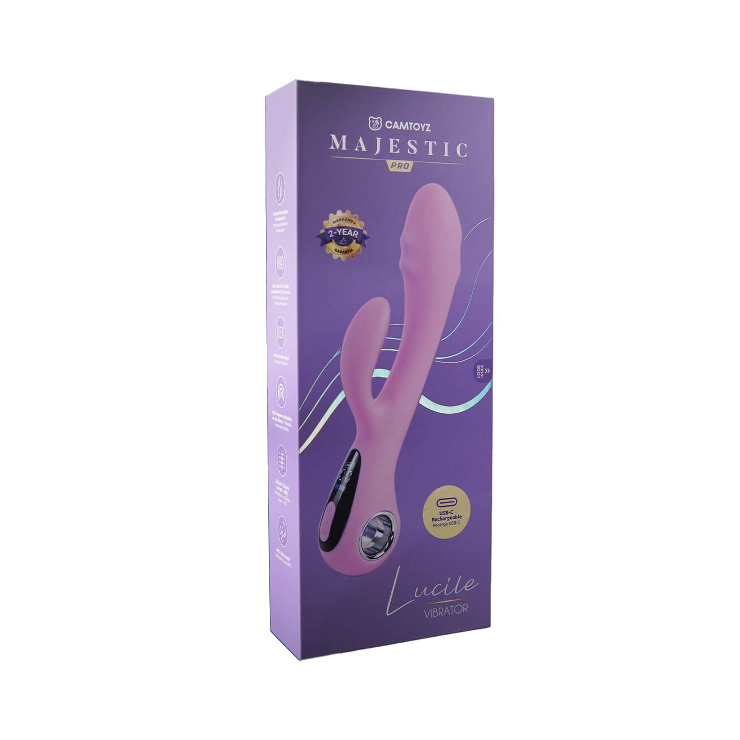 Vibrador Rabbit Lucile Majestic Pro con Carga USB-C CamToyz