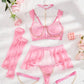 Conjunto Lencería Princesa Rosado (S)