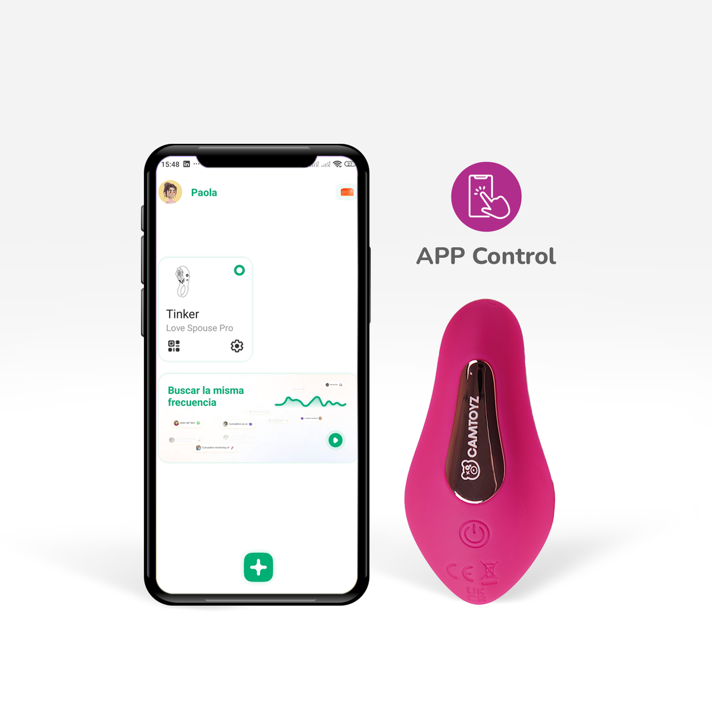 Vibrador Para Panty Tinker Majestic Con App CamToyz
