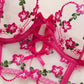 Conjunto Lencería Corset Fucsia (S)