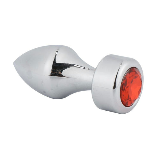 Plug Anal Ópalo Naranja y rojo