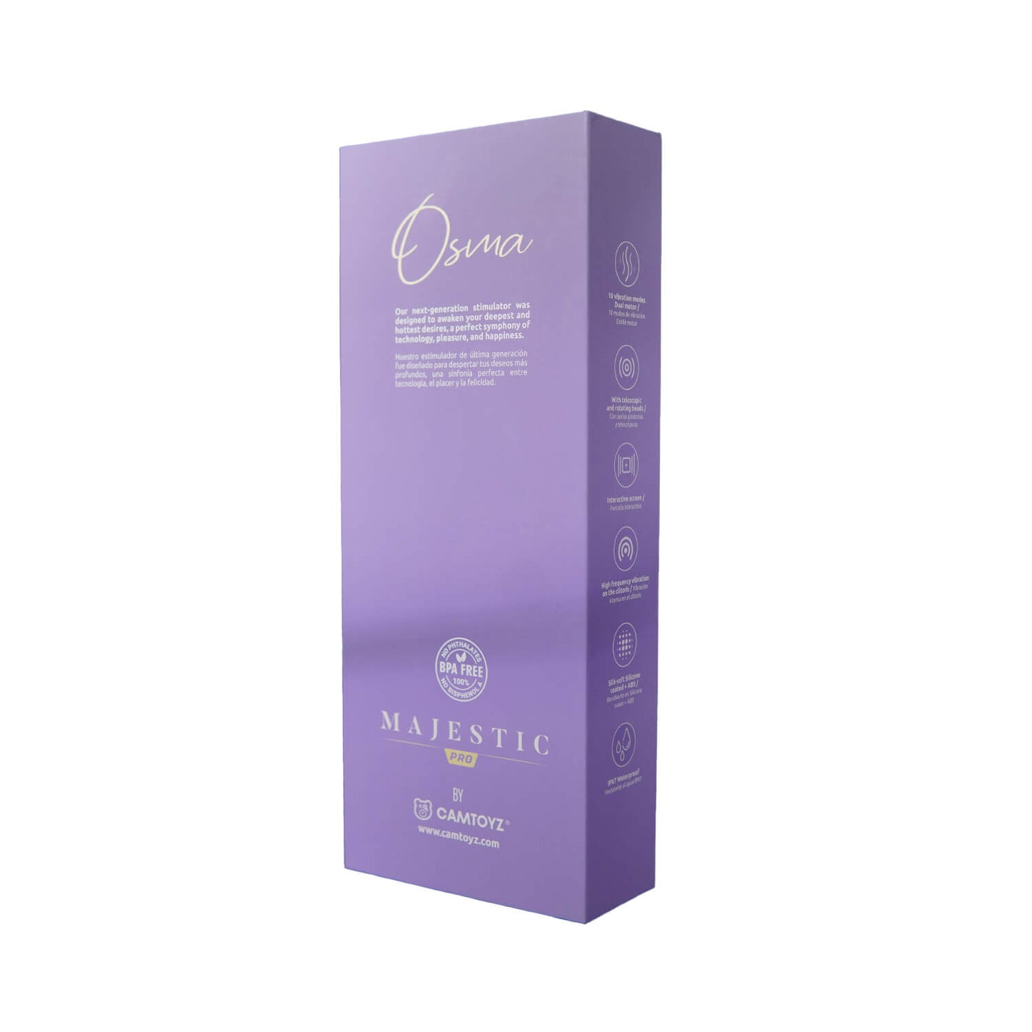 Vibrador Rabbit Osma Majestic Pro con Carga USB-C CamToyz