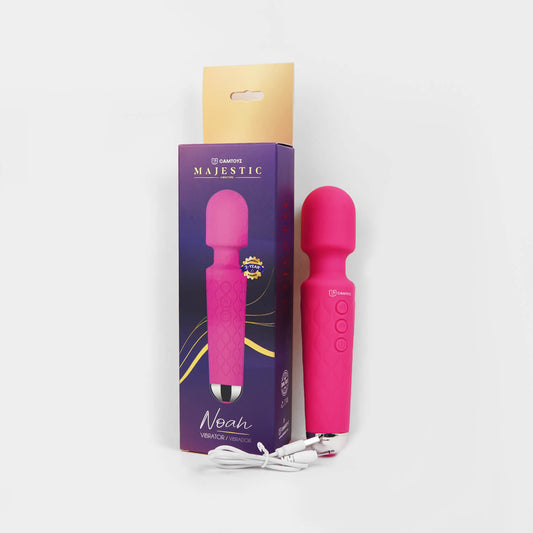 Vibrador Masajeador Tipo Hitachi Noah Majestic Fucsia CamToyz