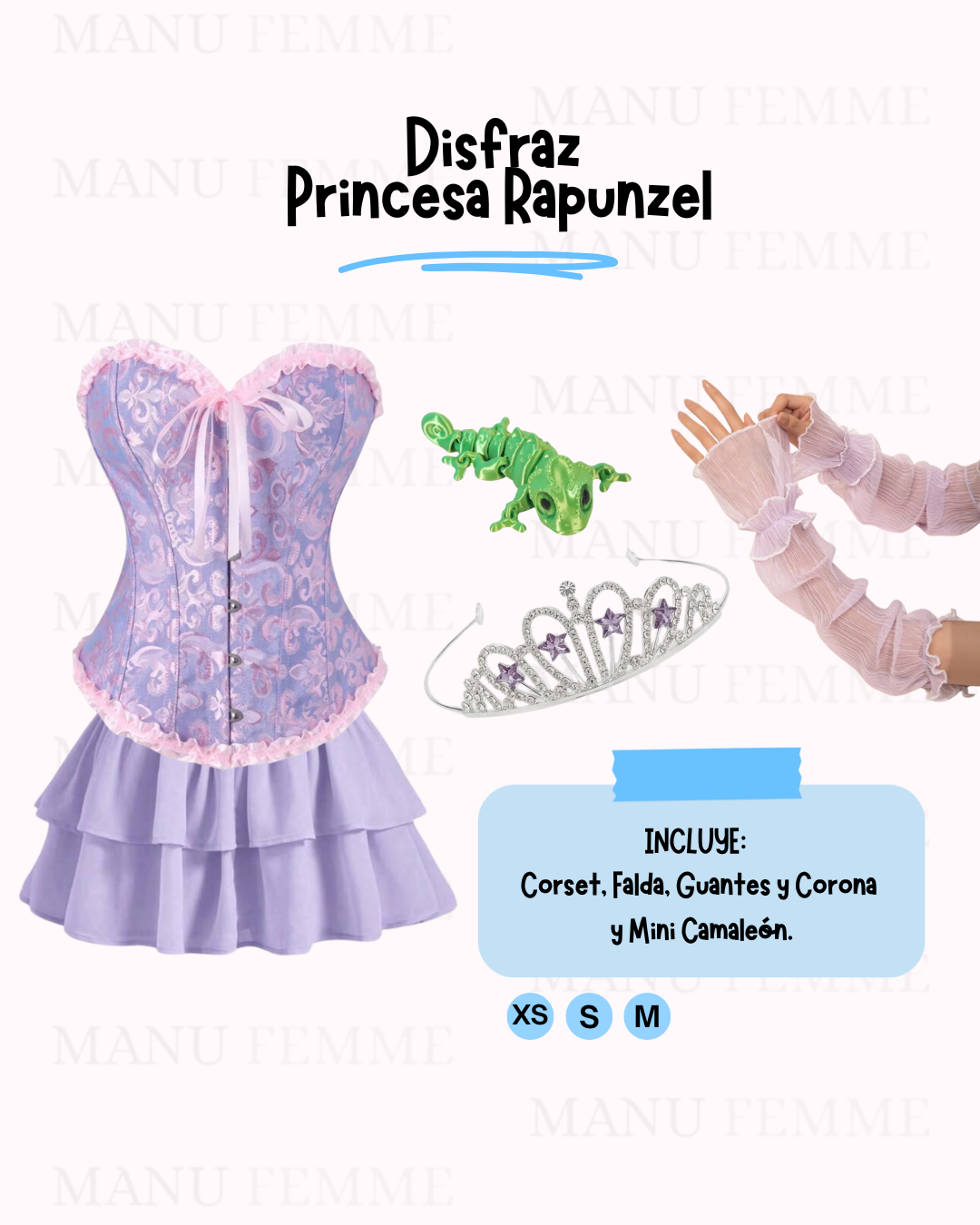 ✨Princesa Rapunzel + Camaleón✨