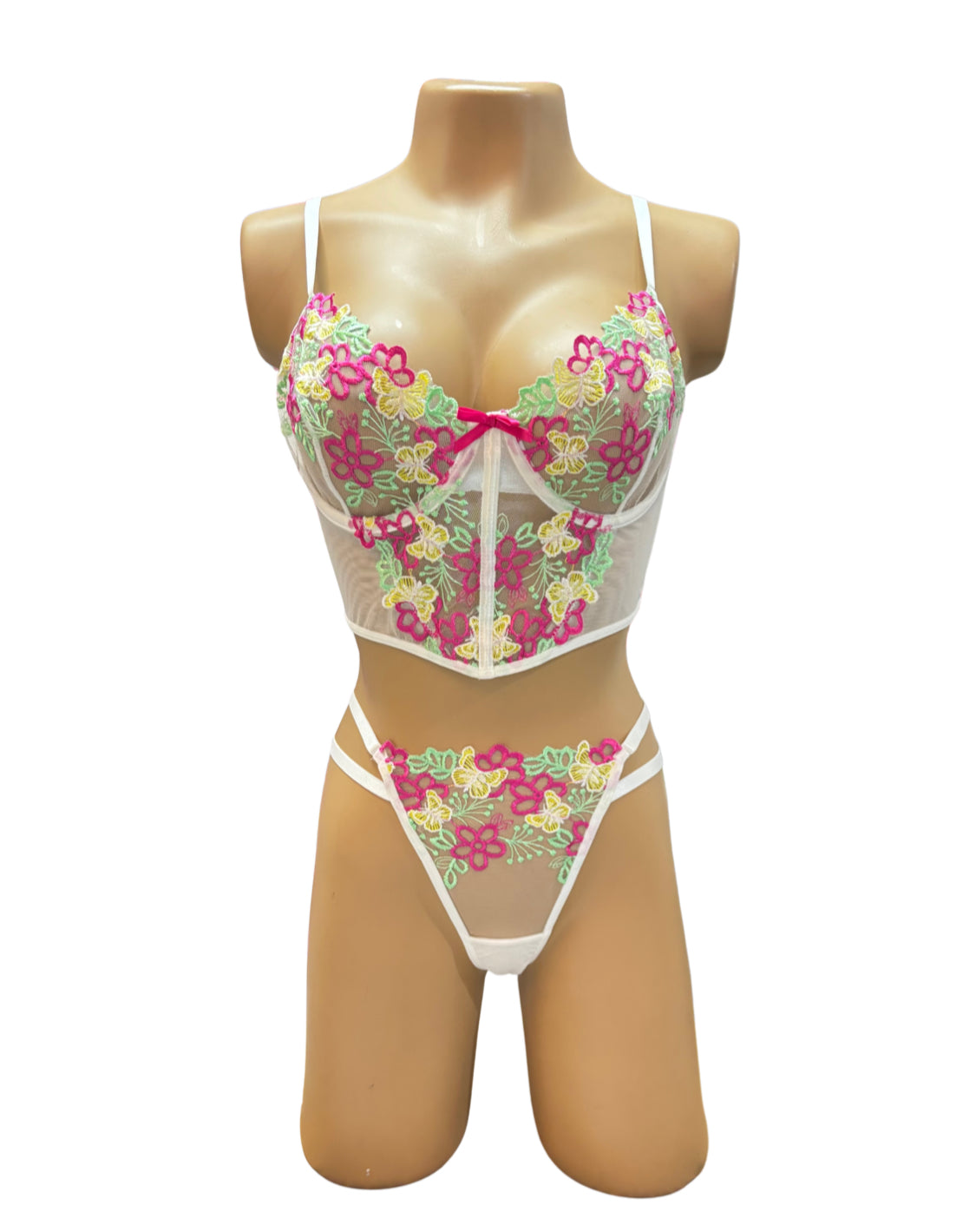 Conjunto Corset Blanco Promo
