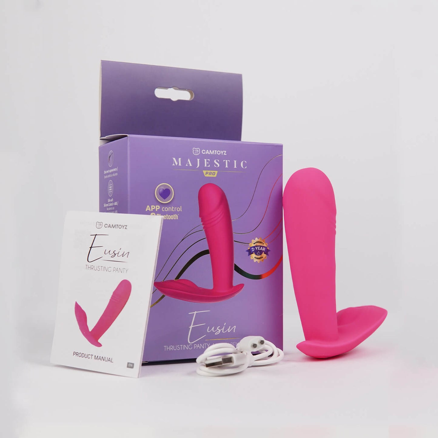 Vibrador Para Panty Con Penetrador Eusin Majestic Pro Con App CamToyz