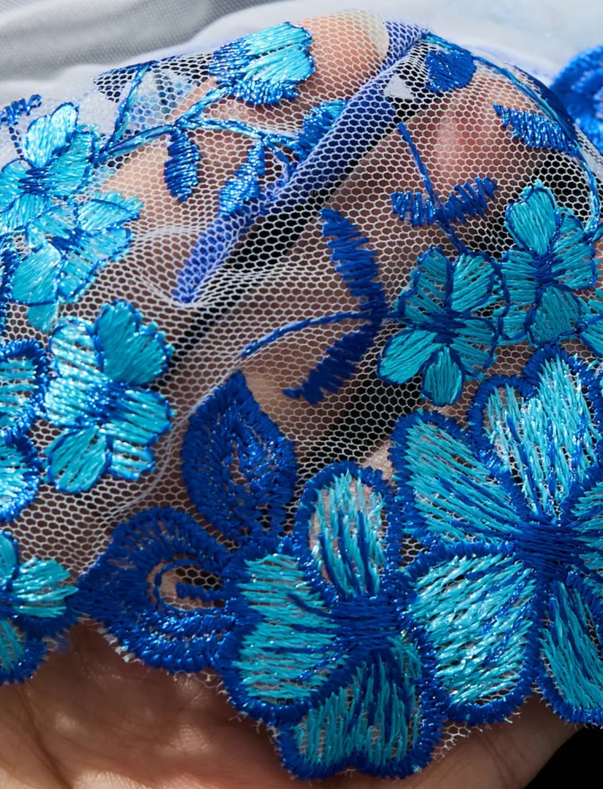 Conjunto Lencería Corset Azul (S)