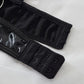 Conjunto LenceríaLiguero Tipo cuero Negro (M)
