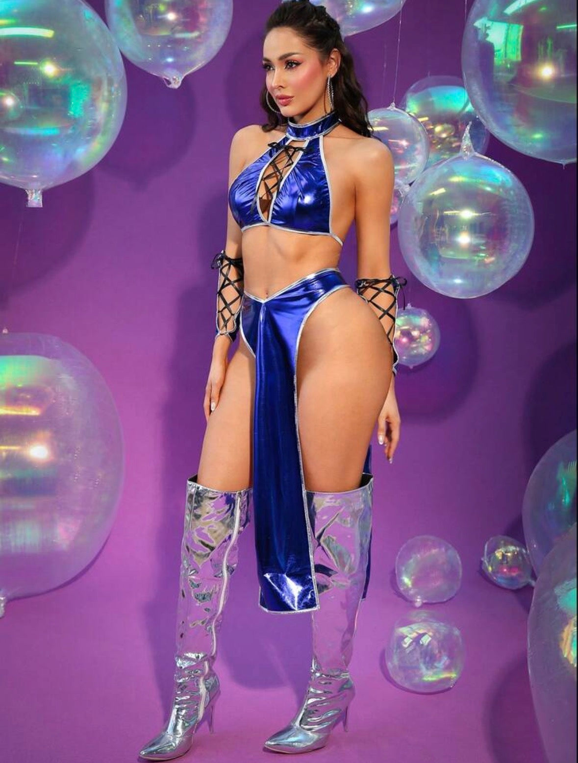 Disfraz Kitana Azul