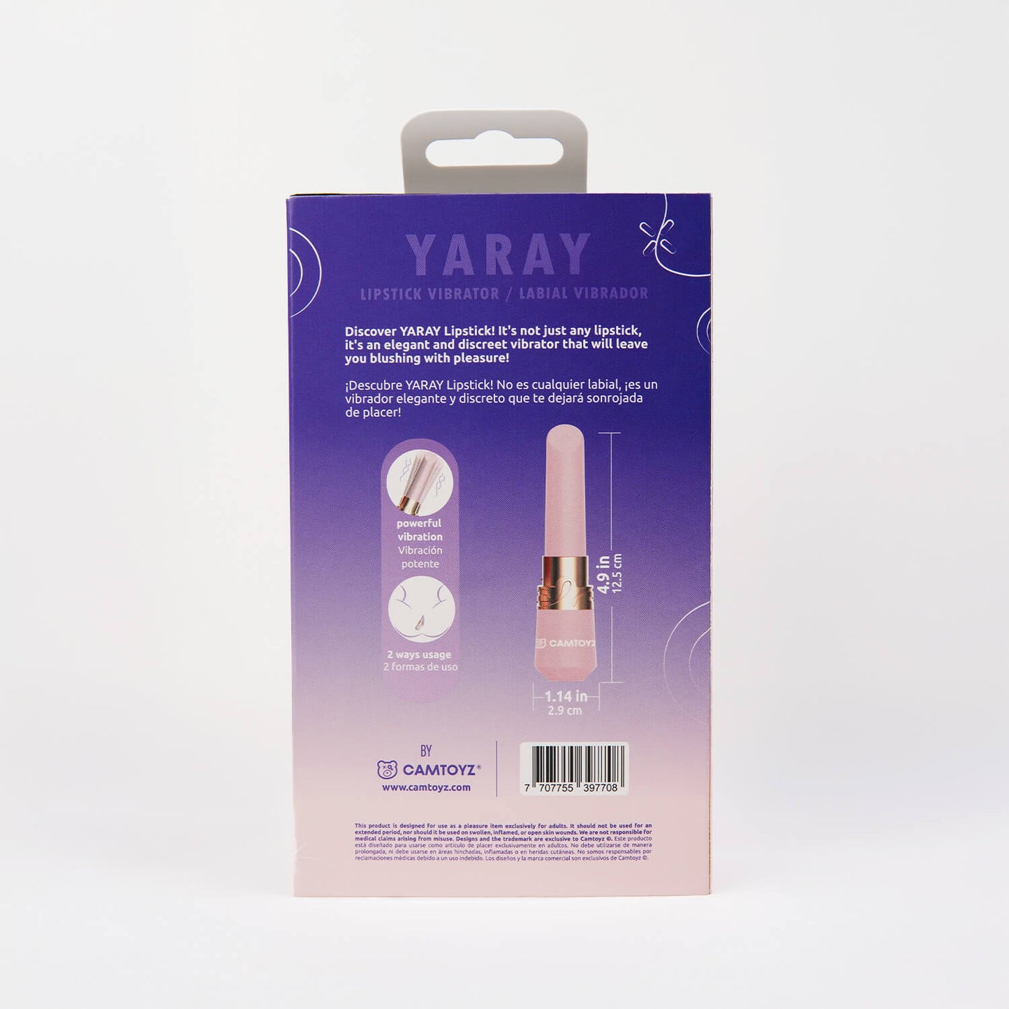 Bala Labial Vibrador Yaray Lolly CamToyz