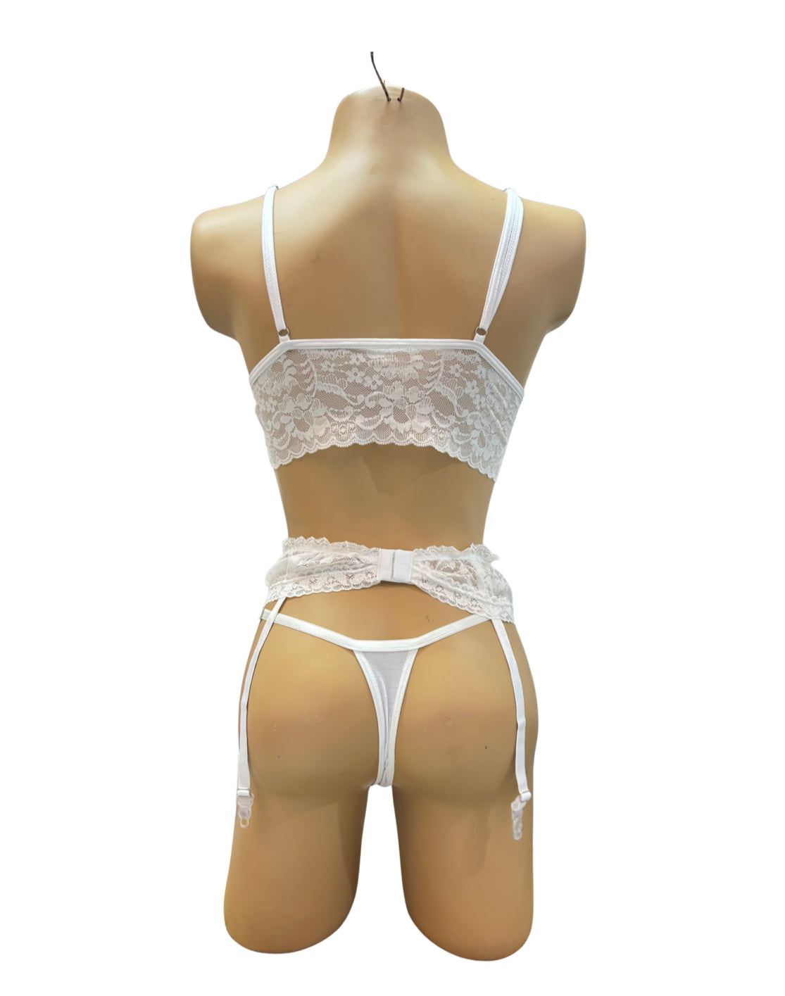 Conjunto Liguero Blanco Promo (con medias)