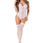 Body con tutu y medias blanco Promo