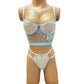 Conjunto Corset Celeste Promo