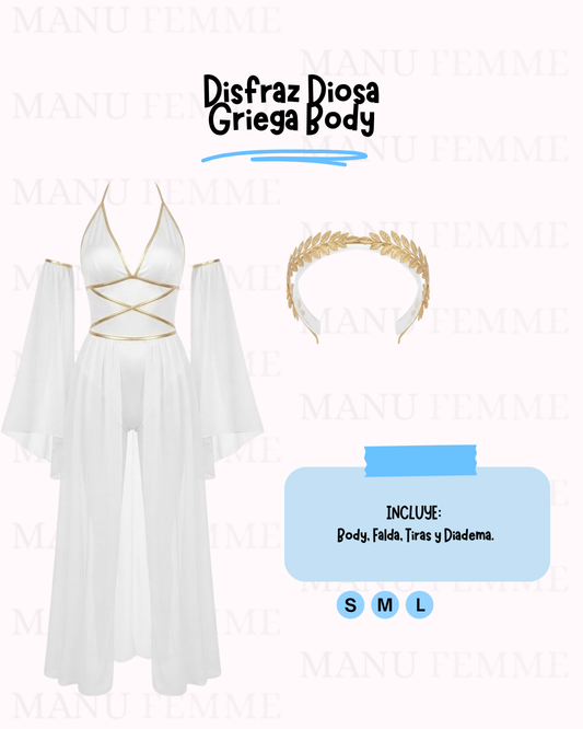 ✨Disfraz Diosa Griega + Diadema✨