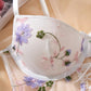 Conjunto Lencería Corset Blanco Flores (S)