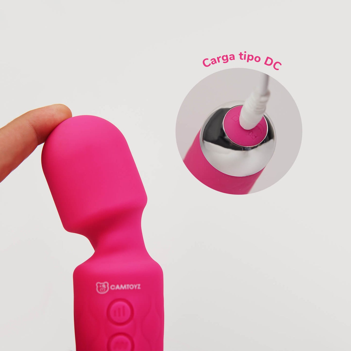 Vibrador Masajeador Tipo Hitachi Noah Majestic Fucsia CamToyz