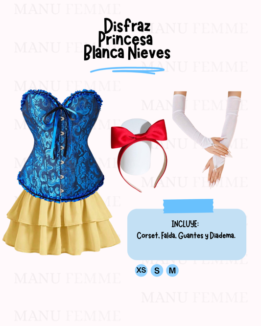 ✨Disfraz Princesa Blanca Nieves + Medias✨