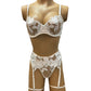Conjunto liguero blanco (M)