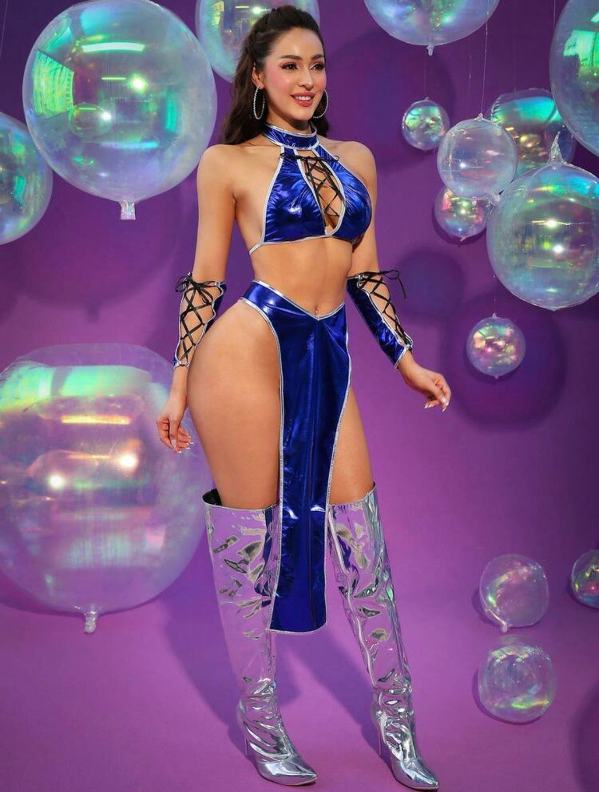 Disfraz Kitana Azul