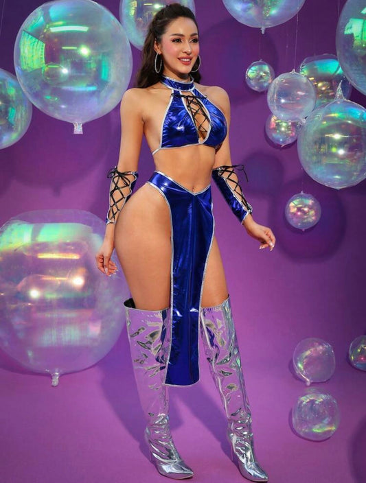 Disfraz Kitana Azul