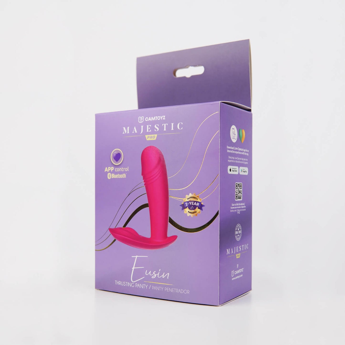 Vibrador Para Panty Con Penetrador Eusin Majestic Pro Con App CamToyz