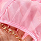 Conjunto Lencería Princesa Rosado (S)